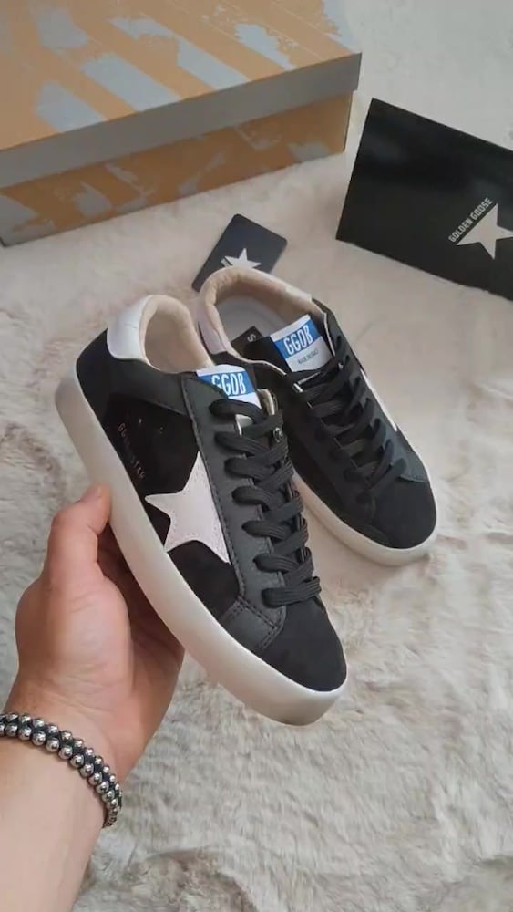 ‼‼‼GOLDEN GOOSE SUPERSTAR SİYAH UNISEX - 2
