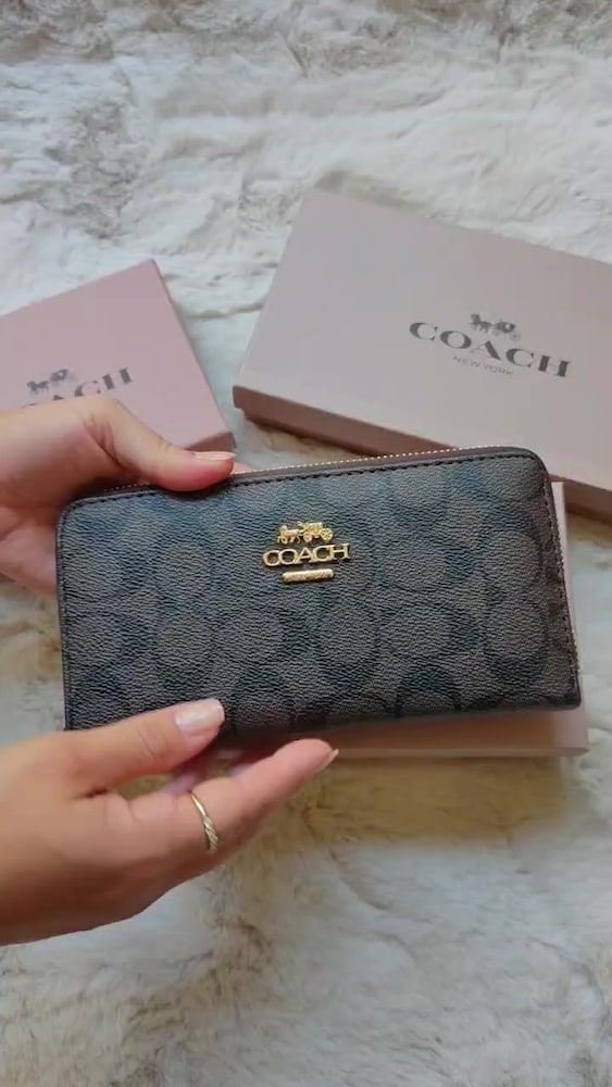 ‼‼ COACH BÜYÜK BOY FERMUARLI CÜZDAN - 2