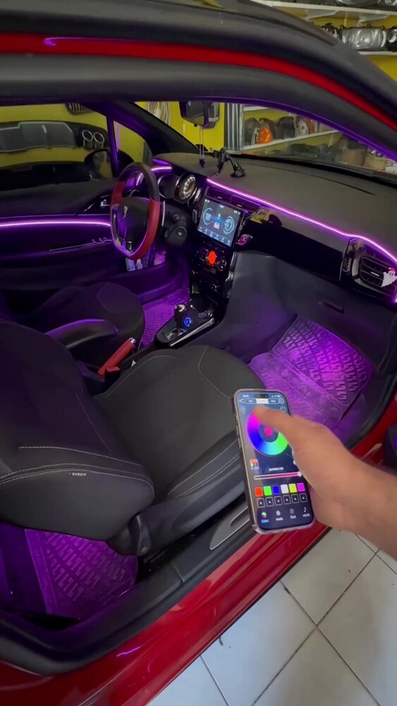 ds3 Citroen c3 iç ambiyans uygulaması - 2