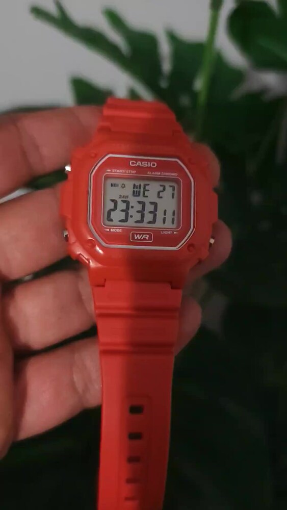 Orjinal Casio F-108WH Erkek Saat Nar Çiçeği - 2