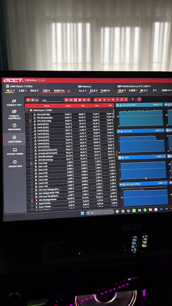 RYZEN 7 3700X / EVGA GTX 1080 TI FTW3 / 32 GB RAM OYUNCU BİLGİSAYARI - 2