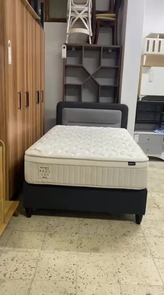 2. EL CENNET MOBILYA MARKA 120'LİK BAZA YATAK BAŞLIK - 2