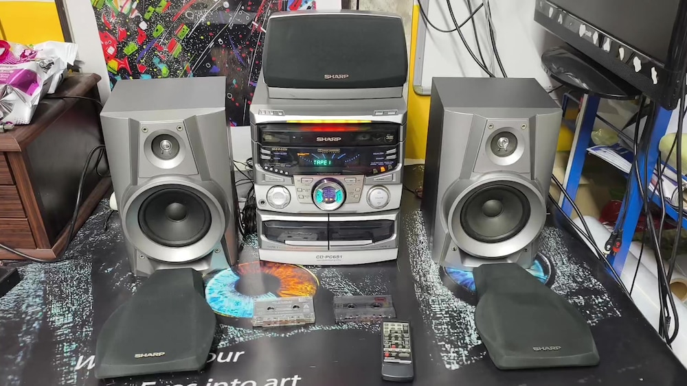 SHARP CD-PC651H Müzik Seti - Kaset & Radyo Aktif (Kumandalı) - 2