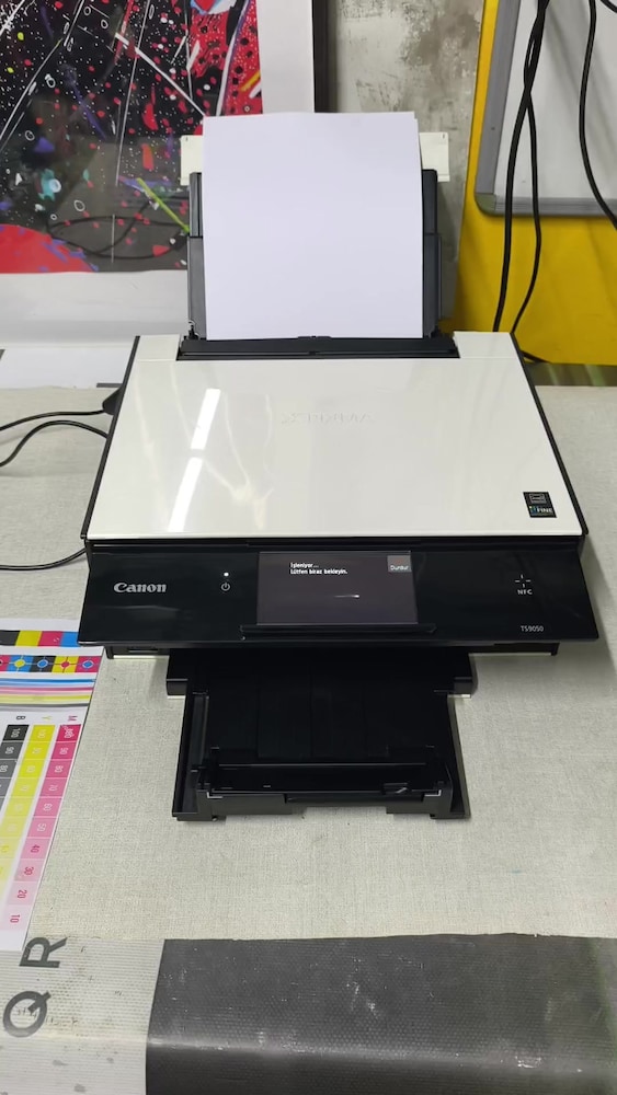 Kusursuz Canon TS9050 Premium Yazıcı - Sıfır Kartuşlu / Wi-Fi + NFC - 2