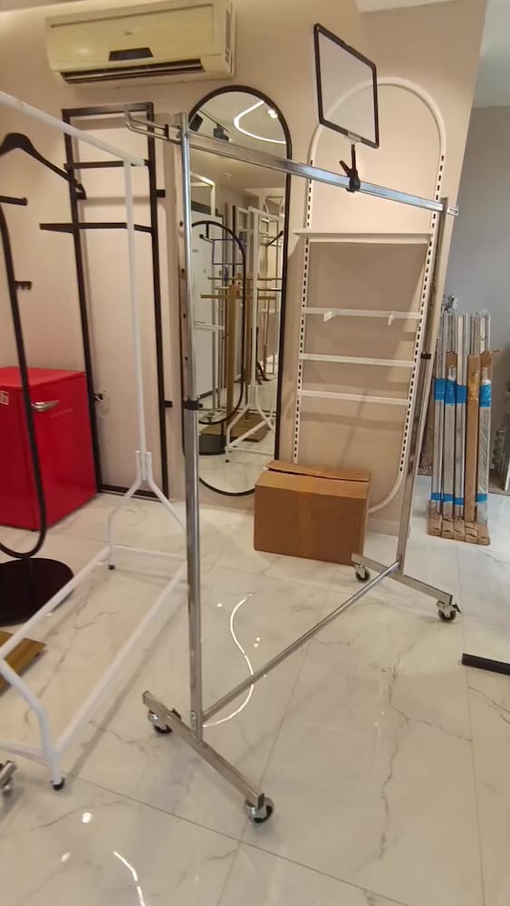 Eşek Askısı,Butik Askı,Bitik Askısı,Ayaklı Askılık, Tekerlekli Eşek - 2