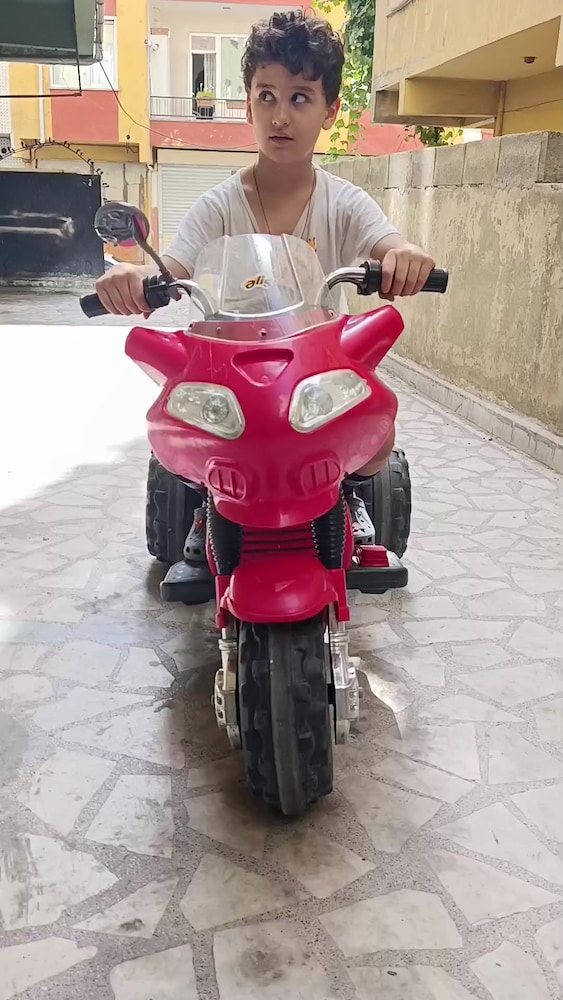 Akülü Motor,Çocuk Motoru,Şarjlı Motor, Motosiklet,Üç Tekerlekli Motor - 2
