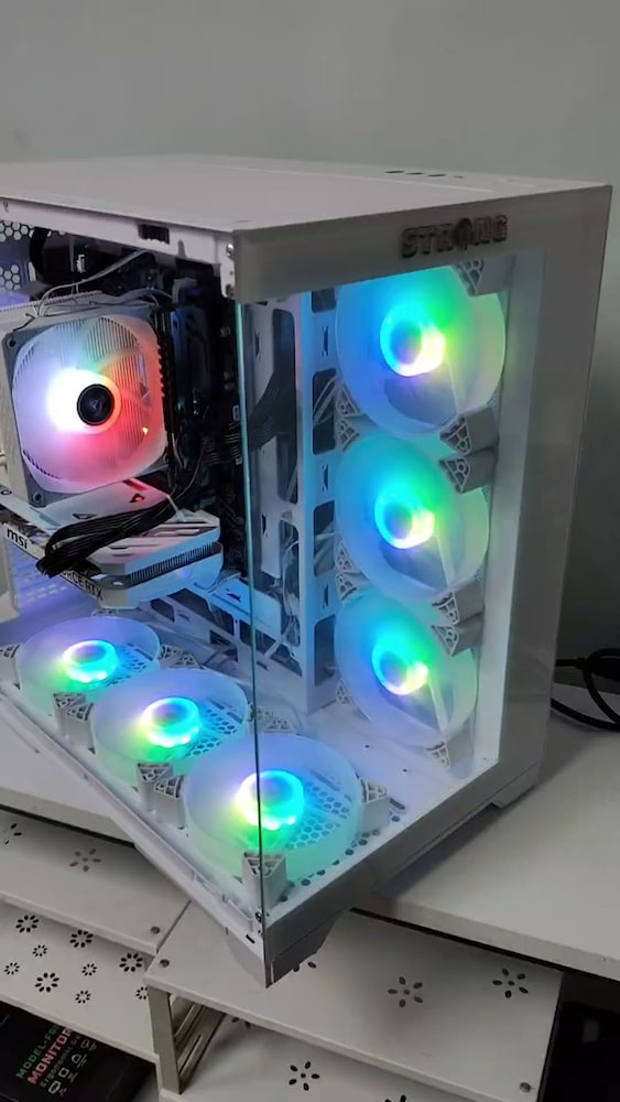 RTX 4060 RYZEN5 5600X 16GB RGB RAM 1TB M2SSD 600W AKVARYUM KASA - 2