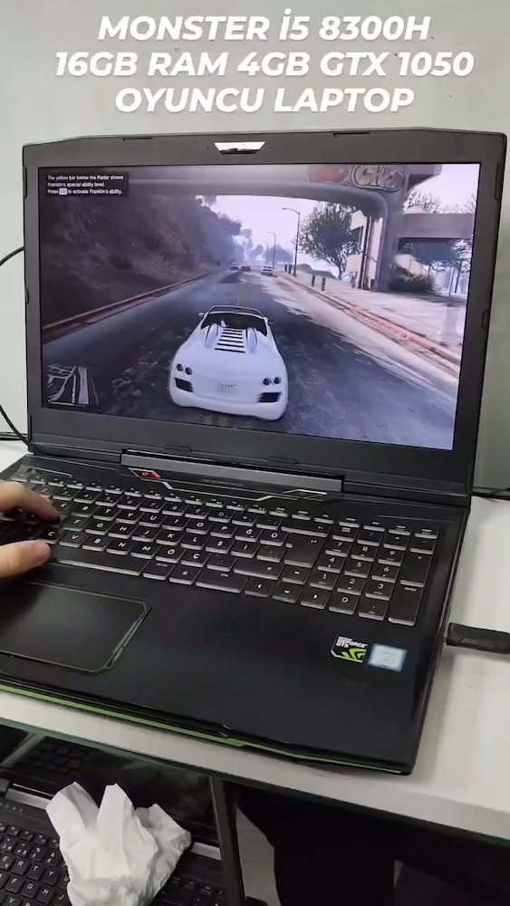 MONSTER İ5 8300H 16GB RAM 4GB GTX 1050 OYUNCU LAPTOP - 2