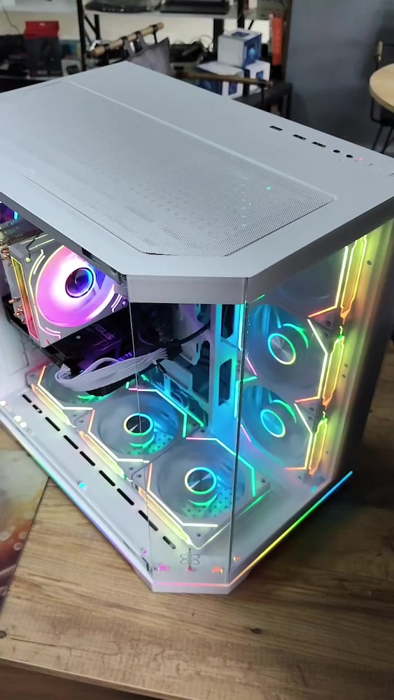 RTX 4060 RYZEN5 5600X16GB RAM 1TB M2SSD 600W AKVARYUM OYUNCU KASASI - 2