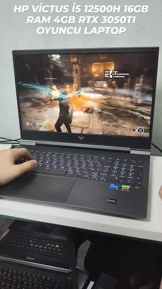 HP VİCTUS İ5 12500H 16GB RAM 4GB RTX 3050TI OYUNCU LAPTOP - 2