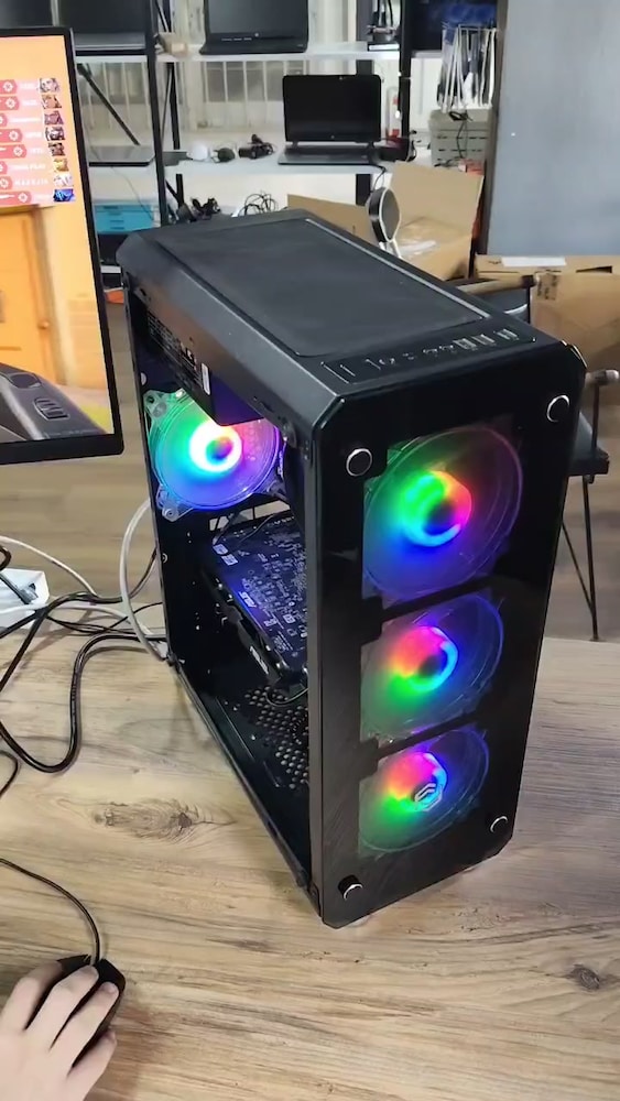 RYZEN5 2600 4GB RX 580 16GB RAM 256 SSD OYUNCU KASASI - 2