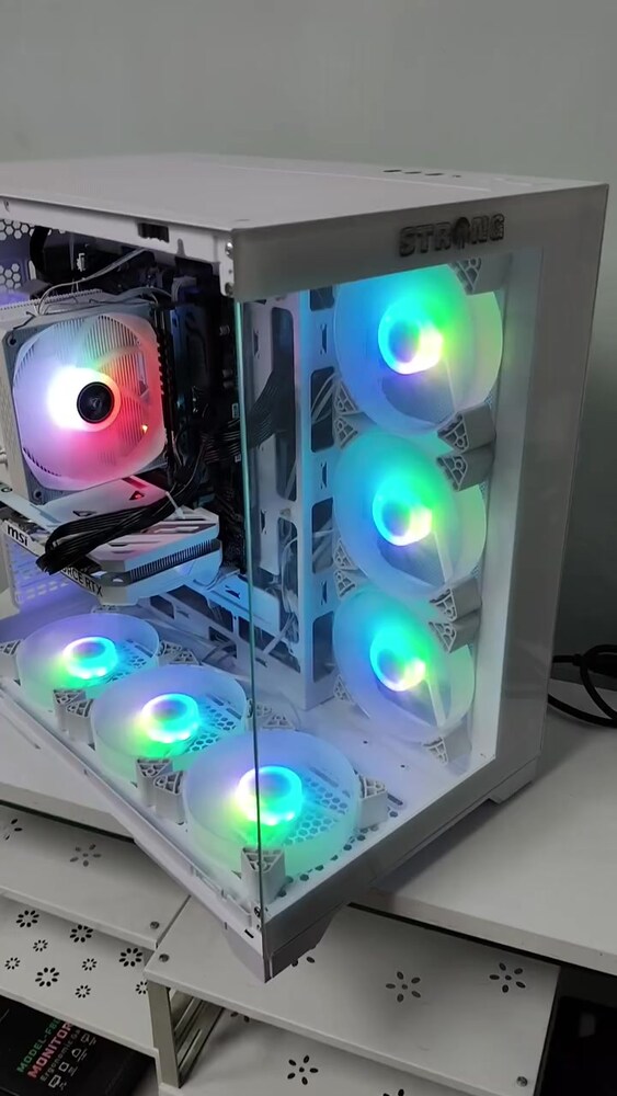 RTX 4060 RYZEN5 5600X 16GB RGB RAM 1TB M2SSD 600W AKVARYUM KASA - 2