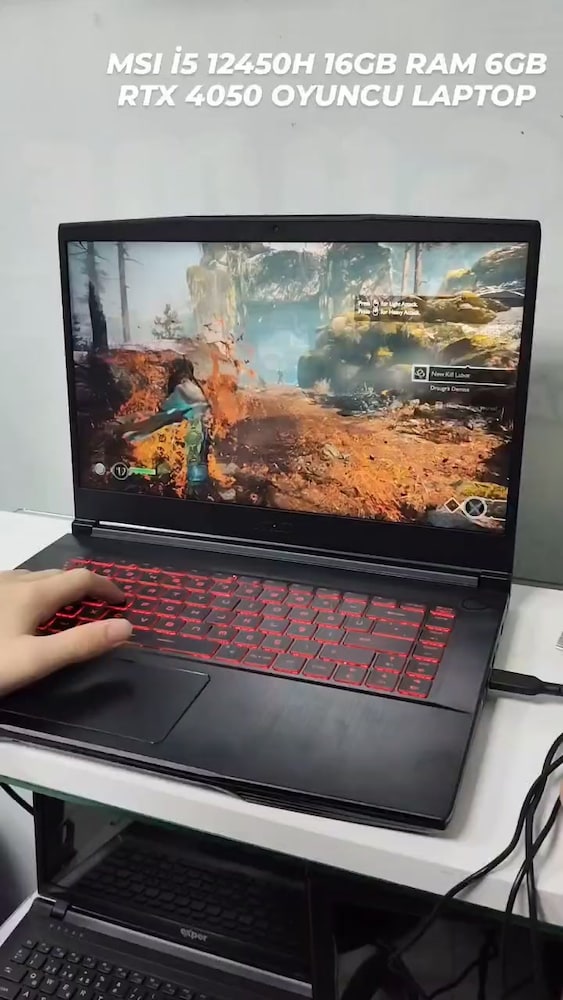 MSI İ5 12450H 16GB RAM 6GB RTX 4050 OYUNCU LAPTOP - 2