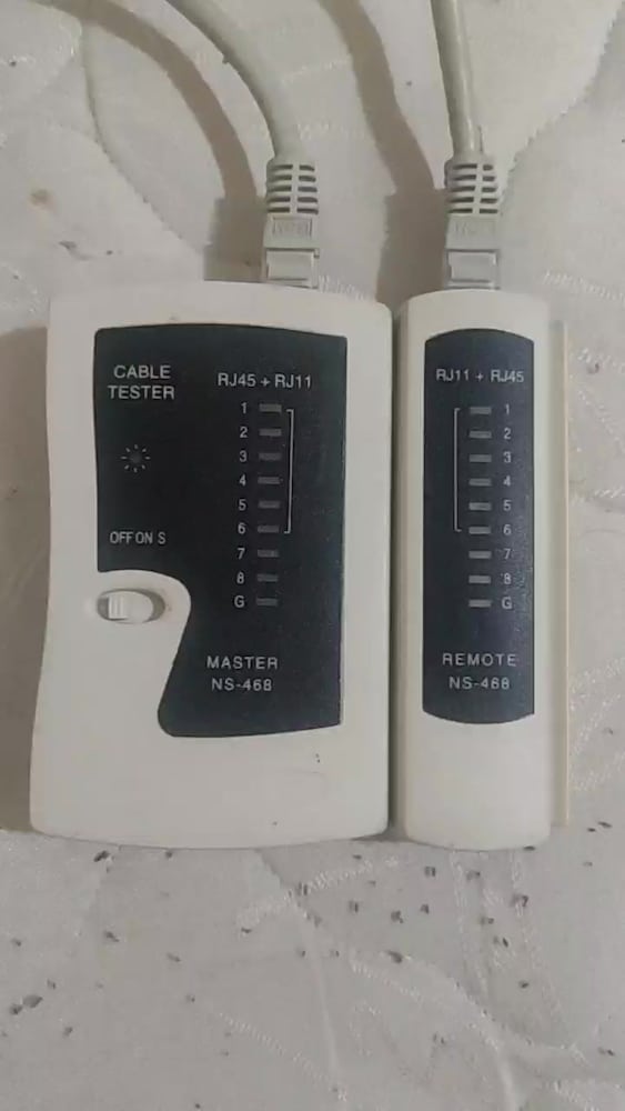 RJ45 ve RJ11 Kablo test cihazı - 2