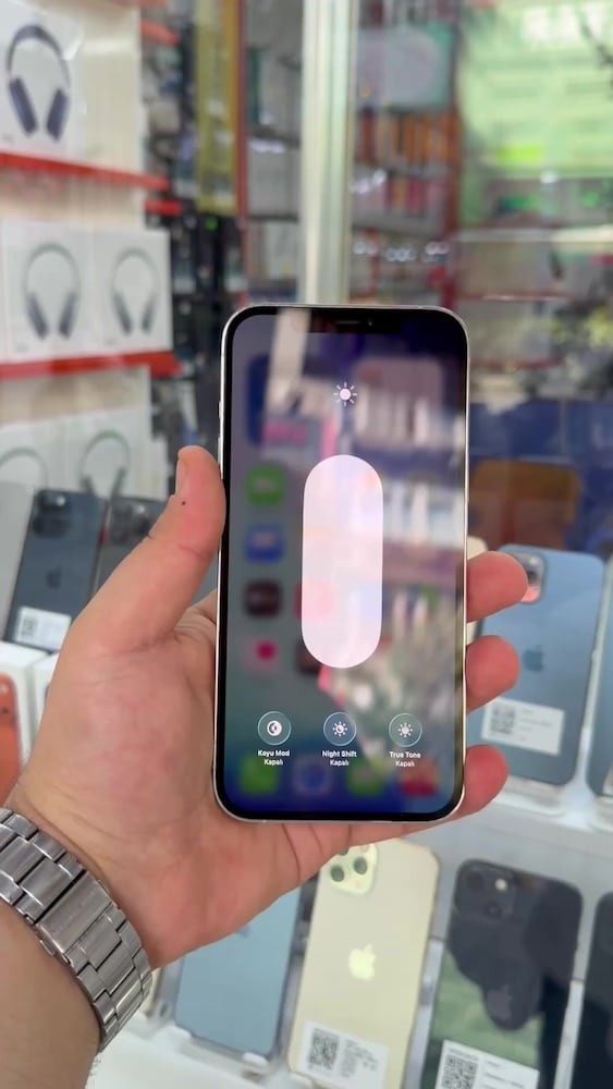 İPHONE 12 PRO MAX 128GB PİL%100 BEYAZ TR! - 2
