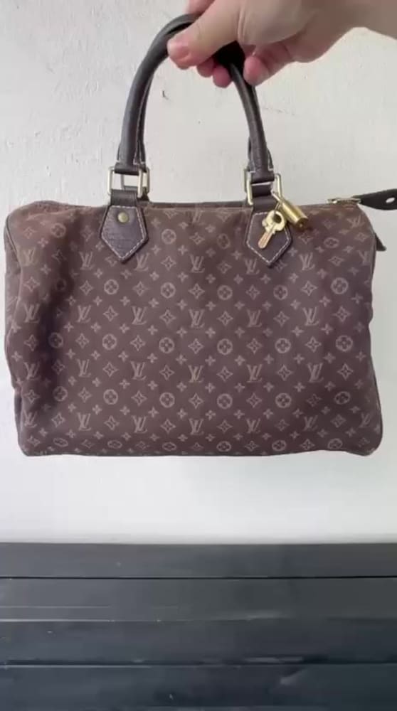 Louis Vuitton mini lin Speedy 30. - 2
