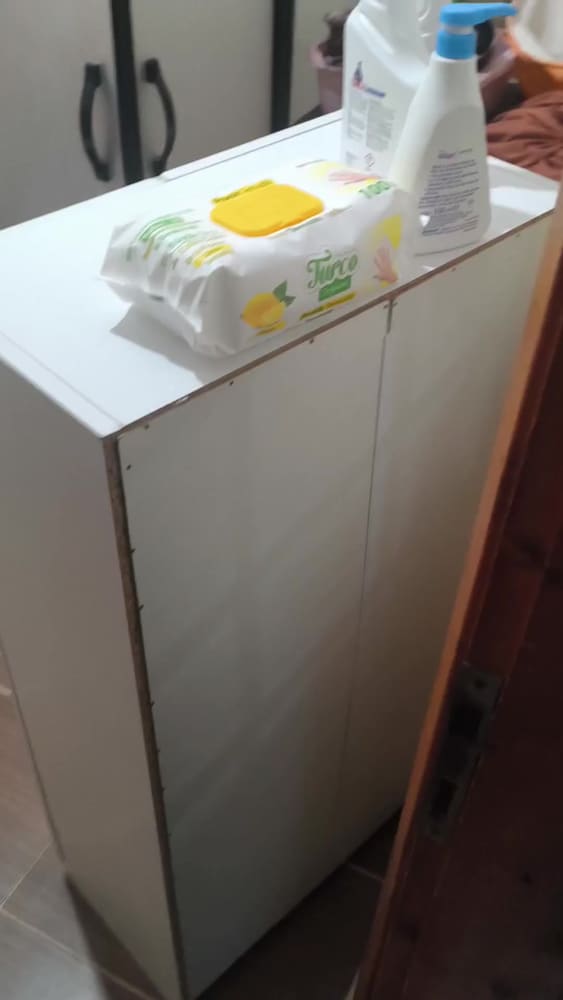 4 raflı çok amaçlı Beyaz Dolap - 2