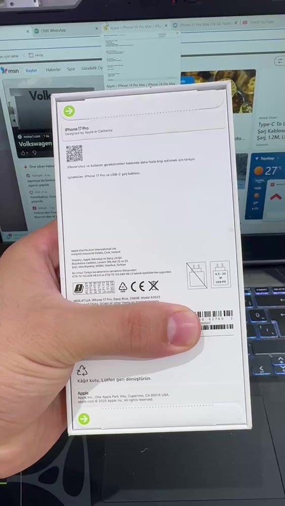 İPHONE 17 PRO SIFIR - 2