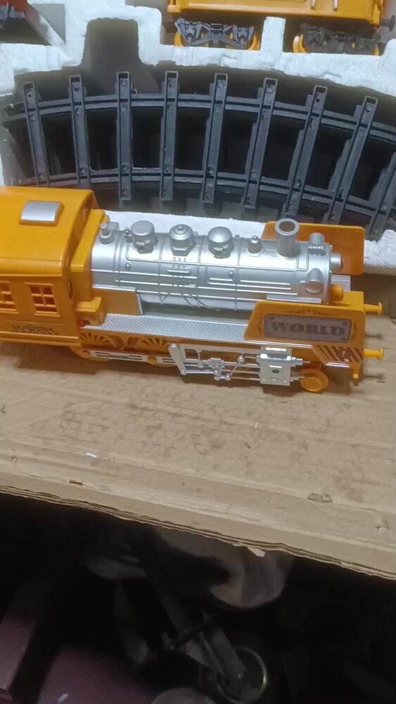 en büyük boy ışıklı sesli tam set 21 parça Tren seti - 2