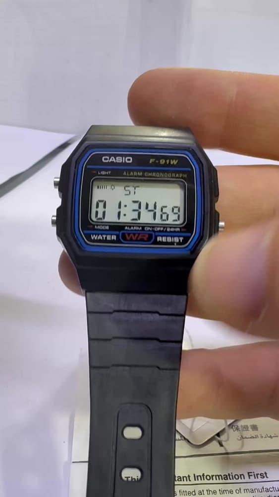 Casio F-91W Dijital Kol Saati | Sıfır Ürün | Retro Efsane Model - 2