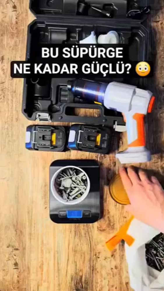 Auhma AHV-21 Çift Bataryalı 20.000Pa Araç Süpürgesi - 2
