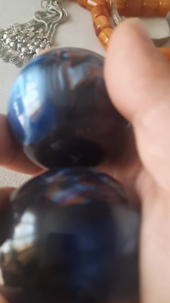 sıkma kehribar koleksiyon stres Küreleri dekorlar - 2