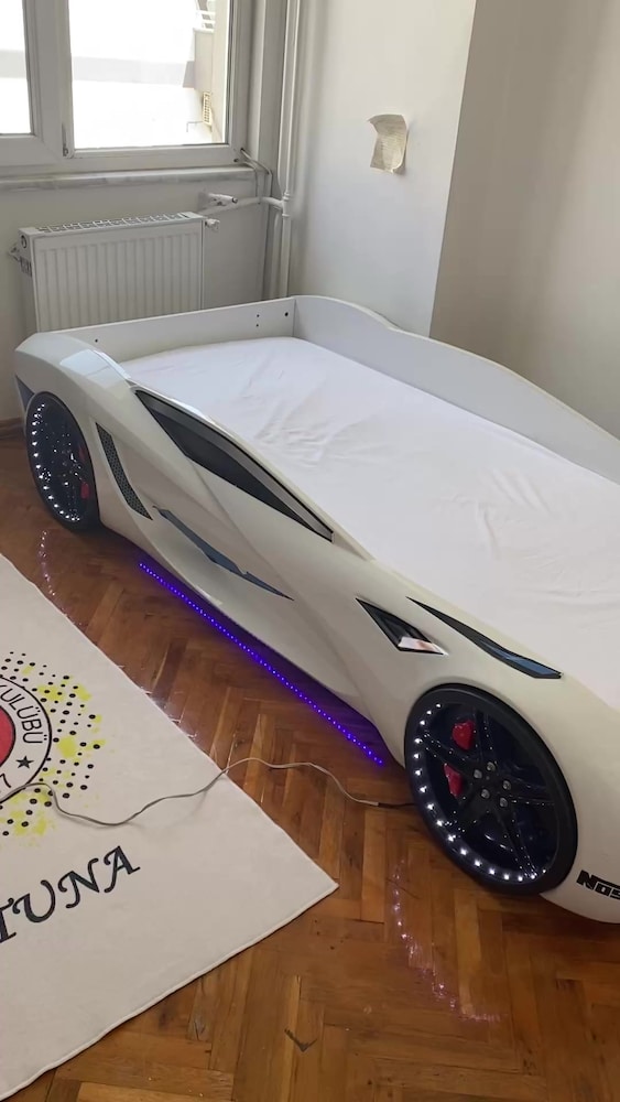 Mercedes arabalı yatak rüzgarlıklı full ledli kumandalı - 2