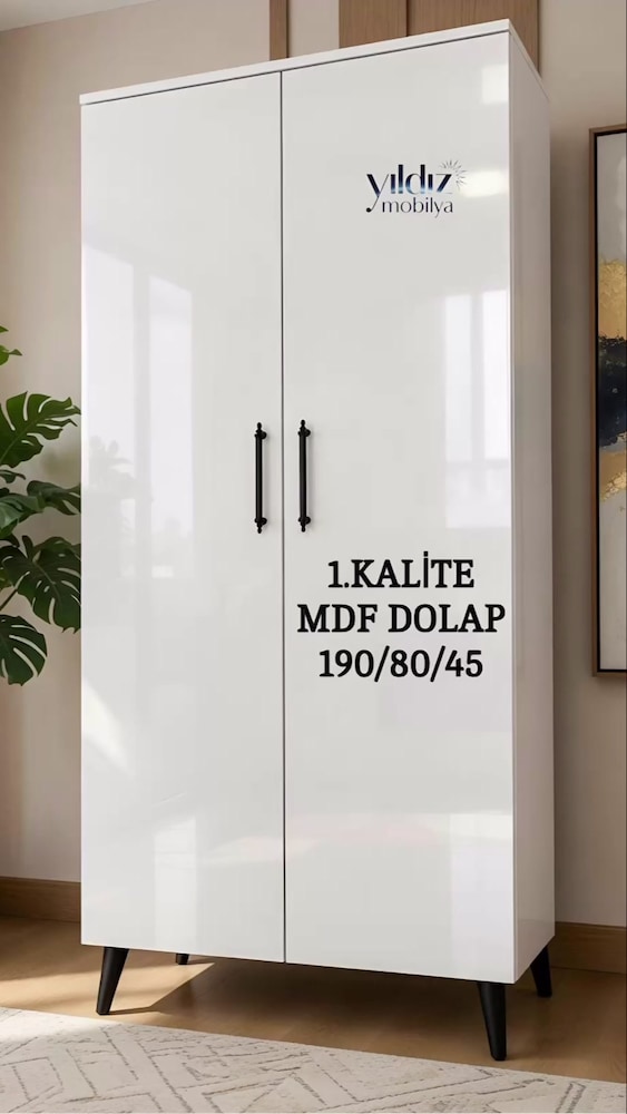 Erzak Dolabı Kiler Ayakkabılık Gardolap Mdf Dolap Banyo Mutfak Dolap - 2