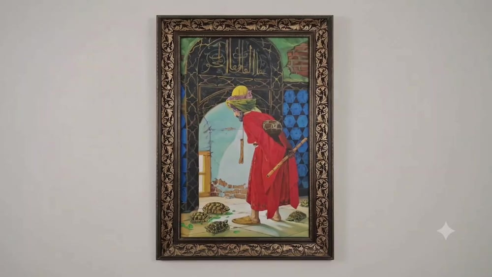 MUHTEŞEM BÜYÜK BOY YAĞLI BOYA OSMAN HAMDİ TABLO 70X90 REPRODÜKSİYON - 2