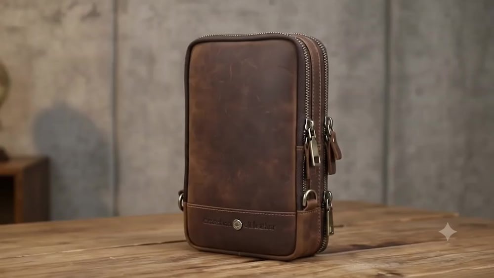 ORIGINAL LEATHER CROSS BELT BAG - 2