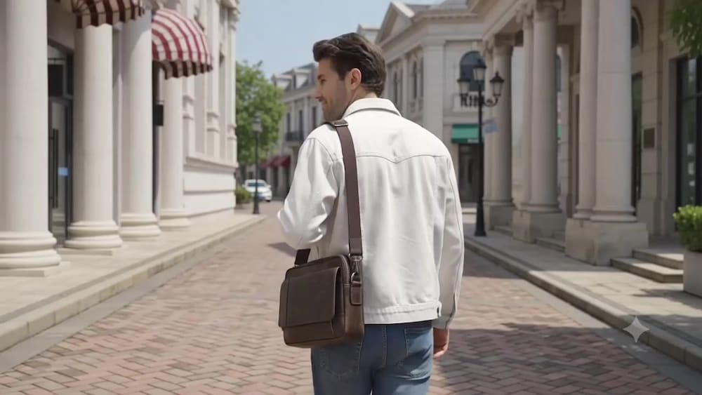 ORIGINAL LEATHER CROSS BELT BAG Şıklığın en güçlü temsilcisi: Kahveren - 2