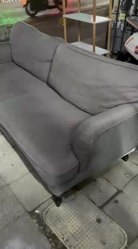 IKEA STOCKSUND 3LÜ GRİ KUMAŞ KOLTUK - 2