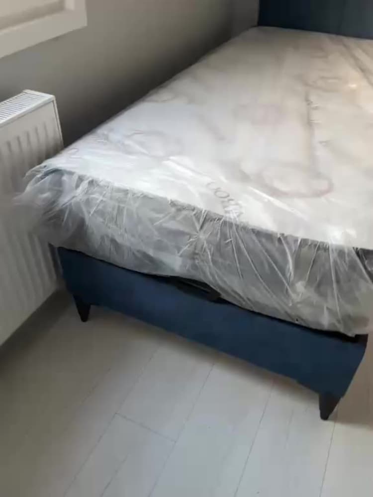 EKONOMİK TEK KİŞİLİK YATAK BAZA BAŞLIK TAKIMI İMALATTAN - 2