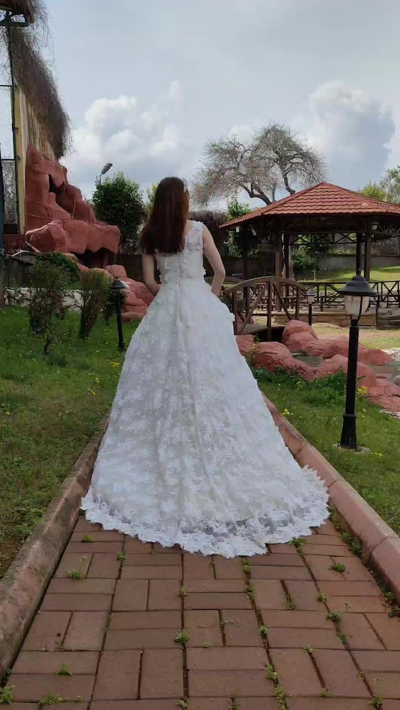 fransız güpür helen 3 boyutlu gelinlik - 2