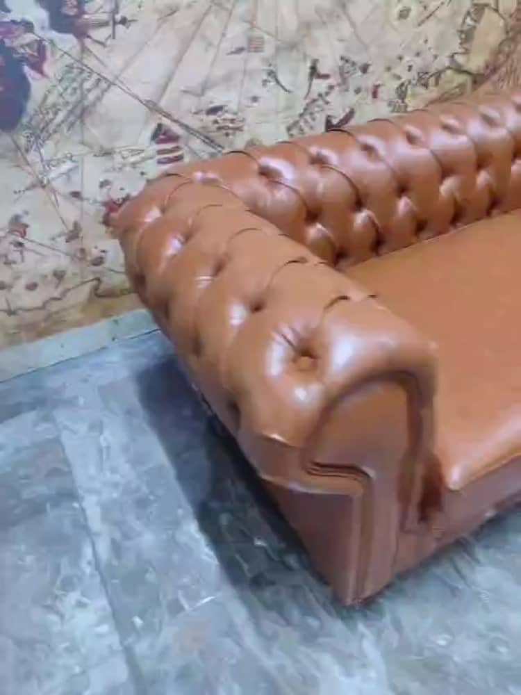 Ankara Chester koltuk 225cm x 90cm %100 fırınlanmış Gürgen Ağacı - 2