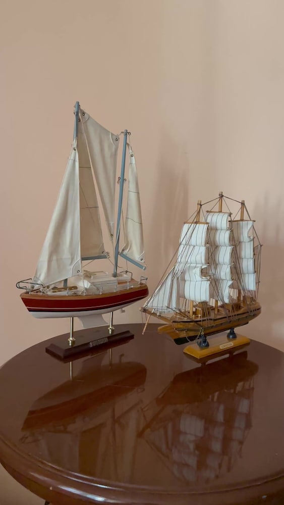 El Yapımı Ahşap Maket Tekne / Yelkenli Seti (31 cm & 43 cm) - 2
