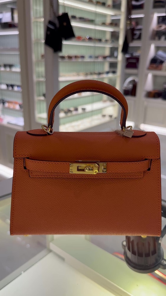 Hermes Mini Kelly 20 Bag Hakiki Deri - 2