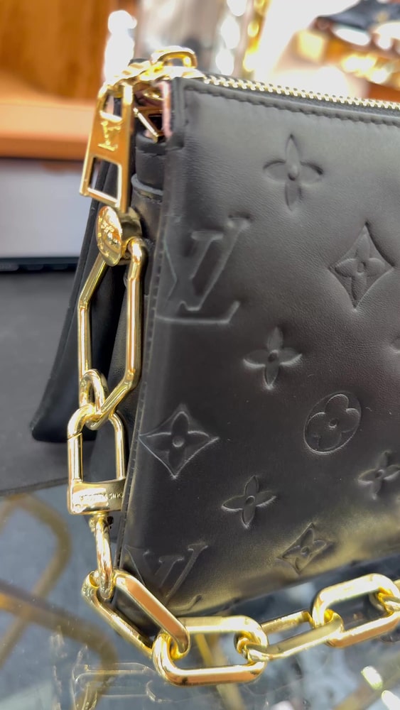 Louis Vuitton Coussin PM Siyah Deri - 2