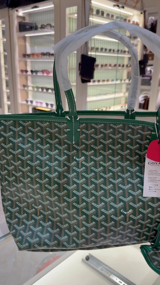 Goyard Saint Louis Tote Bag Yeşil SIFIR - 2