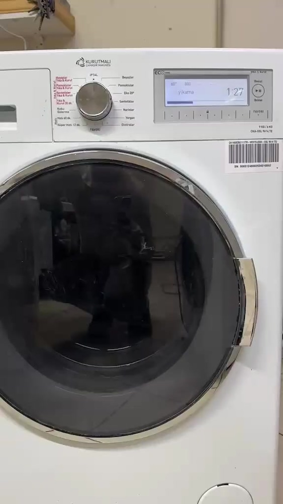 Sıfır ayarında 9 kiloluk yıkama 6 kiloluk kurutma 1400 devir tertemiz - 2