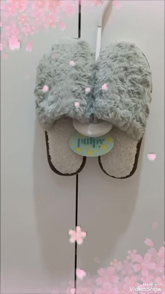 Krem Peluş Ev Terliği - 2