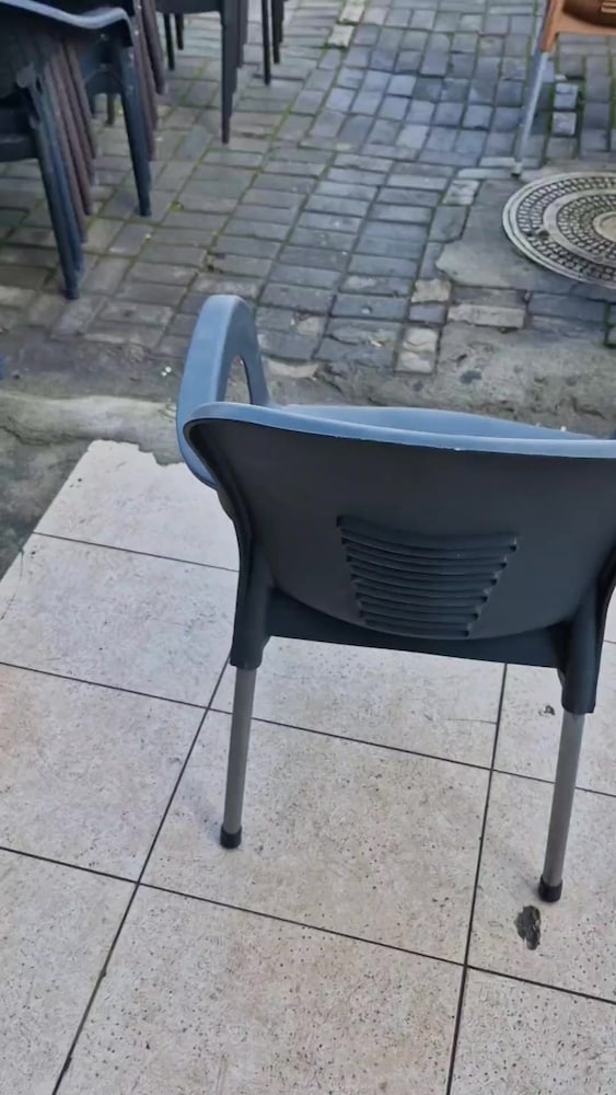 Eyfel kahverengi plastik koltuk 6 adet - 2