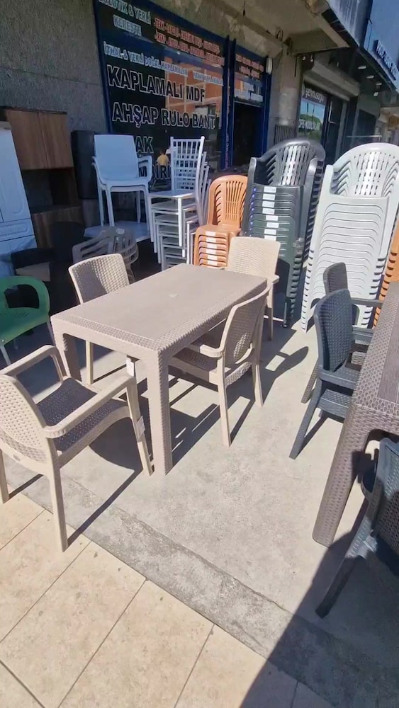 Rattan masa sandalye takım kapuçino - 2