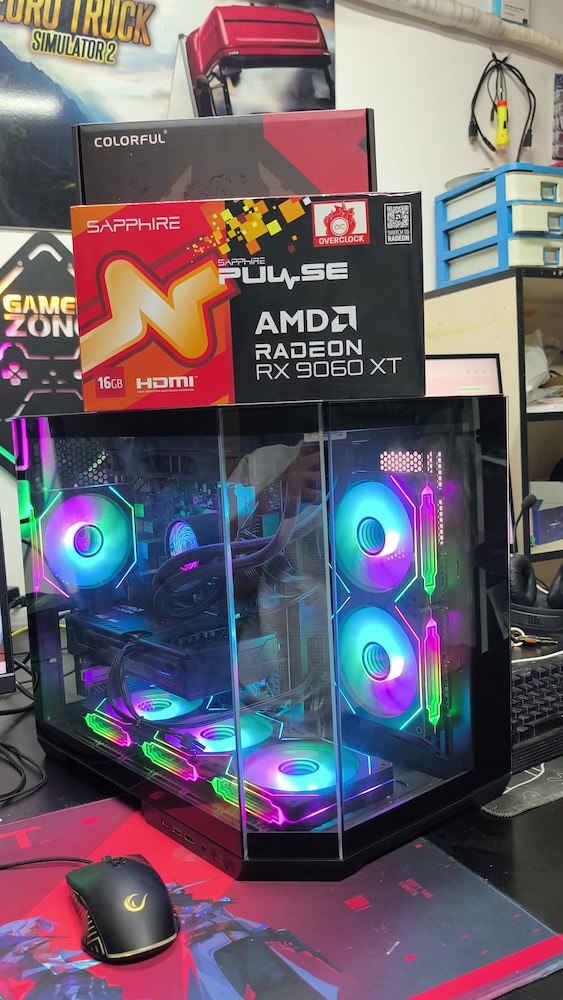 DDR5 RYZEN 5 7600X-32GB-1 TB-RX 9060XT 16GB-27 İnc 2K 180Hz - 2